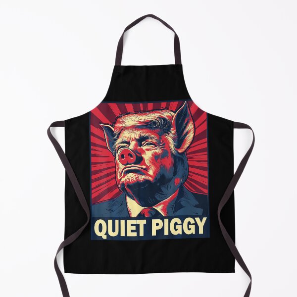 Item preview, Quiet Piggy Funny Quiet Piggy Retro Vintage designed and sold by SteveAllentc.