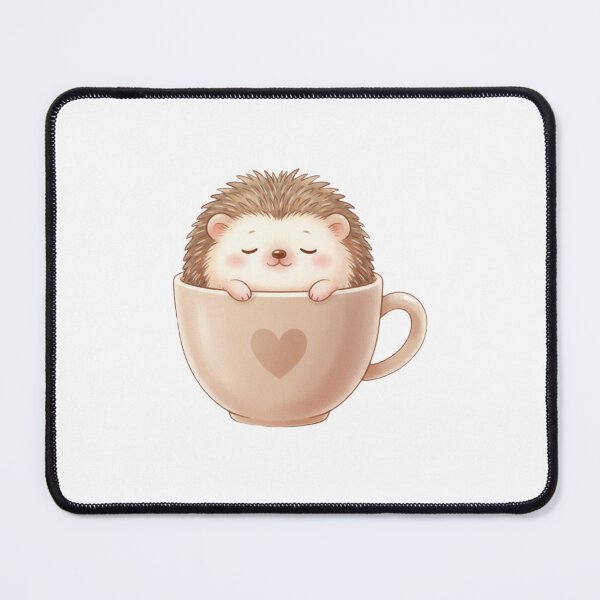 Item preview, Hedgehog coffee cup lover caffeine funny cute kawaii funny  designed and sold by CheeseBlueprint.