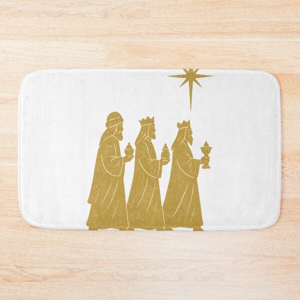 Item preview, Three Wise Men Gold Silhouette – Magi Following the Star designed and sold by Tidal Arts.