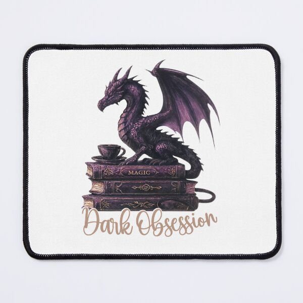 Item preview, Dark Romance Book Dragon Art designed and sold by CottonandQuill.