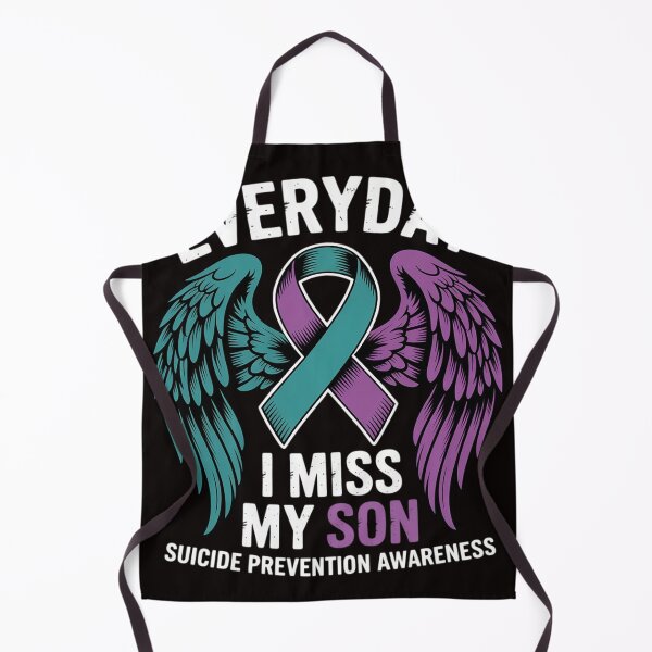 Item preview, Wear Teal & Purple I Miss My Son Suicide Prevention designed and sold by MelSurf.