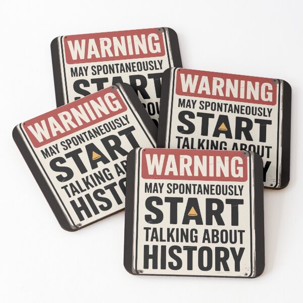 Item preview, Warning can spontaneously start talking about history designed and sold by MelSurf.