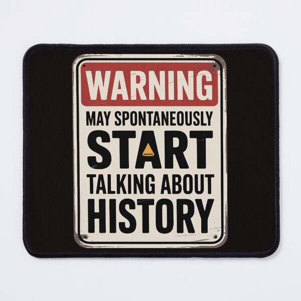 Item preview, Warning can spontaneously start talking about history designed and sold by MelSurf.