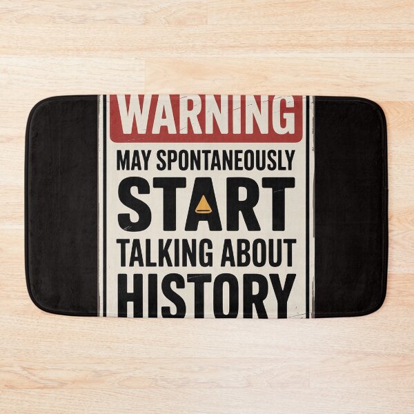 Item preview, Warning can spontaneously start talking about history designed and sold by MelSurf.