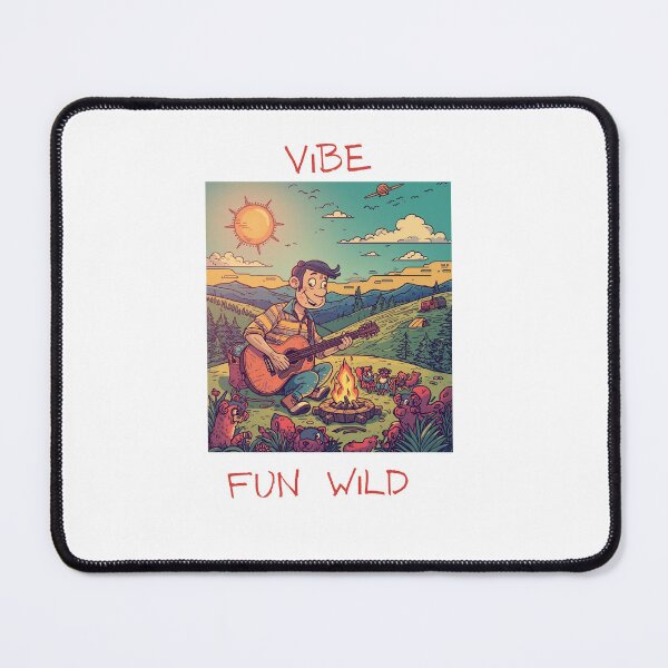 Item preview, Campfire Vibe – Retro Adventure Illustration designed and sold by Raju2018.