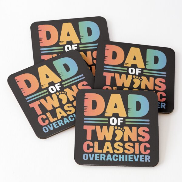 Item preview, Unique Dad Of Twins Art For Father Men Twins Announcement designed and sold by MelSurf.