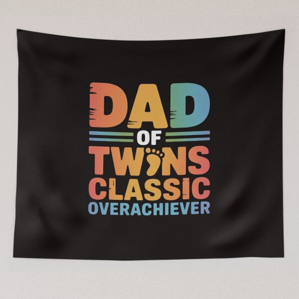 Item preview, Unique Dad Of Twins Art For Father Men Twins Announcement designed and sold by MelSurf.