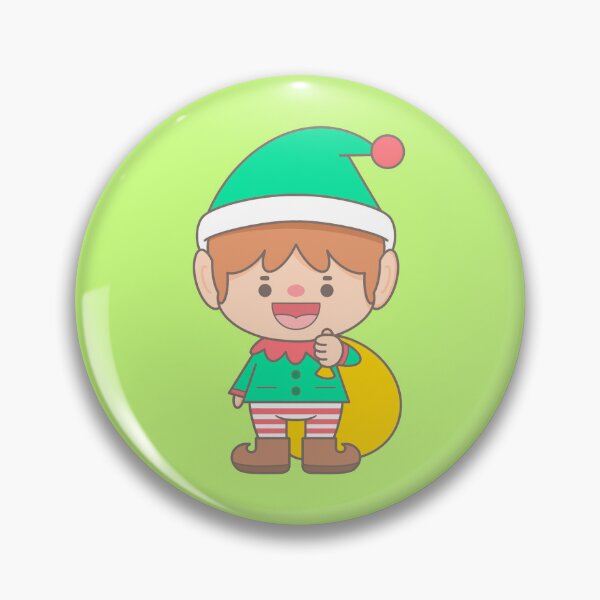 Item preview, little elf spirit carrying a giant sack of presents designed and sold by nuchz.