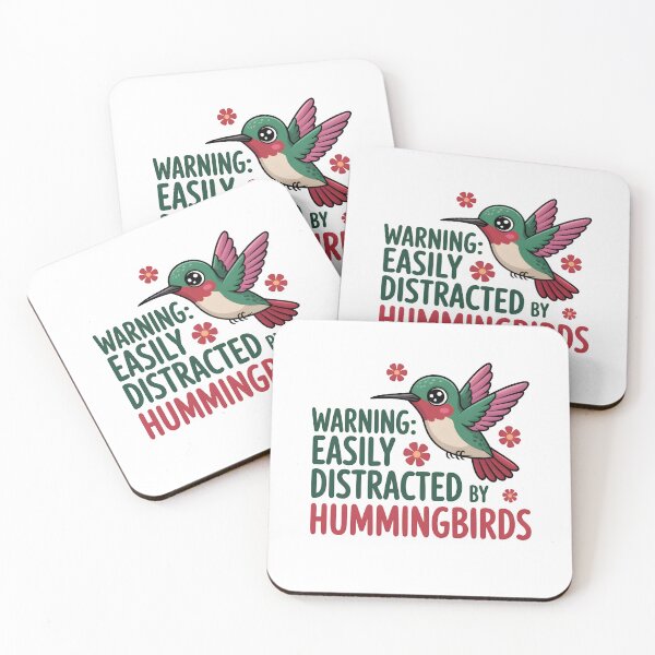 Item preview, Funny Easily Distracted by Hummingbirds Tee designed and sold by gotops12.