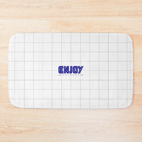 Item preview, Disfruta del logotipo de 16 bits - Cuadrícula (Clásico Ligero) designed and sold by Enjoy Artwork .
