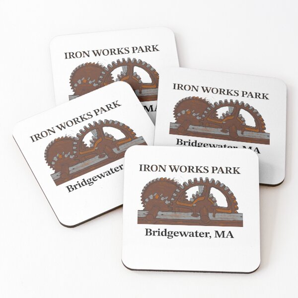 Item preview, Iron Works Park Rusty Gears designed and sold by Polky Art.