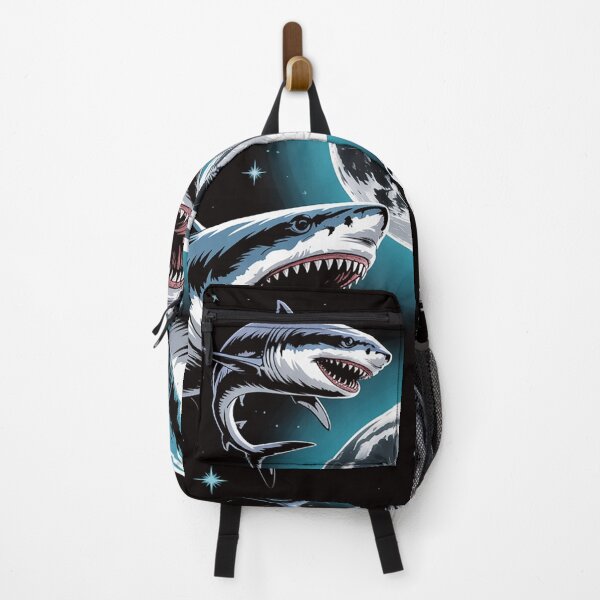Item preview, Three Shark Moon  3 Great Whites Howling Wolfs Moon Parody designed and sold by ControlCenter.