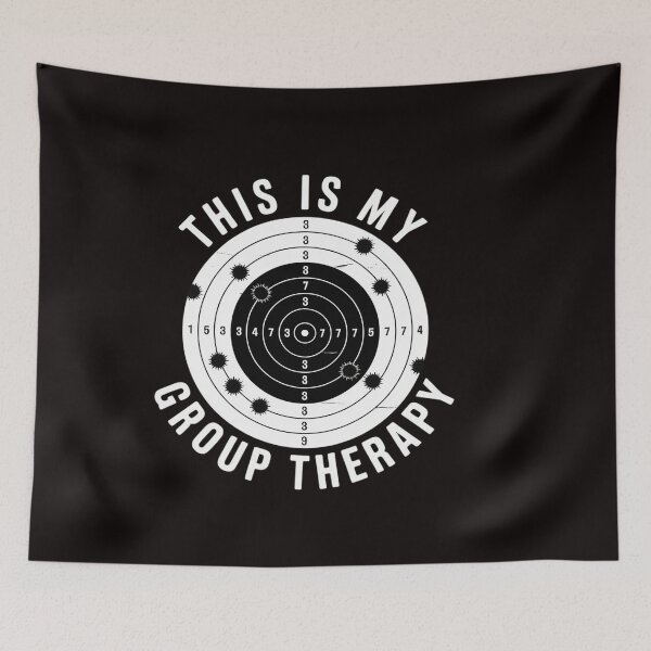 Item preview, This Is My Group Therapy Gun Range Target Shooting designed and sold by ControlCenter.