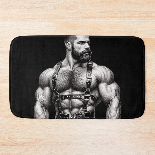 Item preview, Gay Leather Bar Berlin Daddy Klaus Tom of Finland Tribute Berlin German Pride Graphic Design designed and sold by ItsAKinkThing.