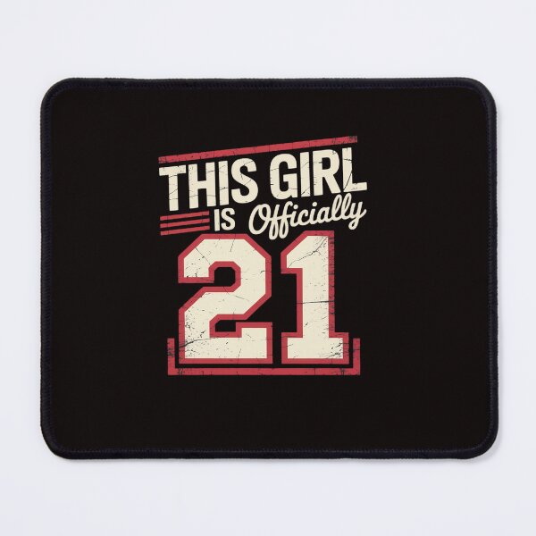 Item preview, This Girl Is Officially 21 Girls Years Party Birthday designed and sold by ControlCenter.