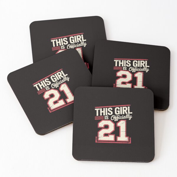 Item preview, This Girl Is Officially 21 Girls Years Party Birthday designed and sold by ControlCenter.