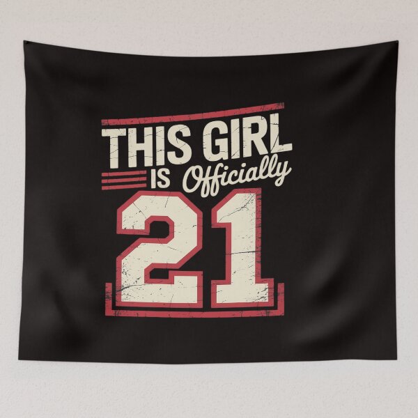 Item preview, This Girl Is Officially 21 Girls Years Party Birthday designed and sold by ControlCenter.