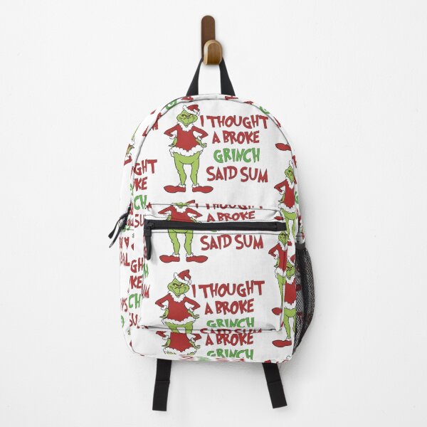 Item preview, I Thought a Broke Grinch Said Sum - Funny Christmas Meme designed and sold by Vicky021.
