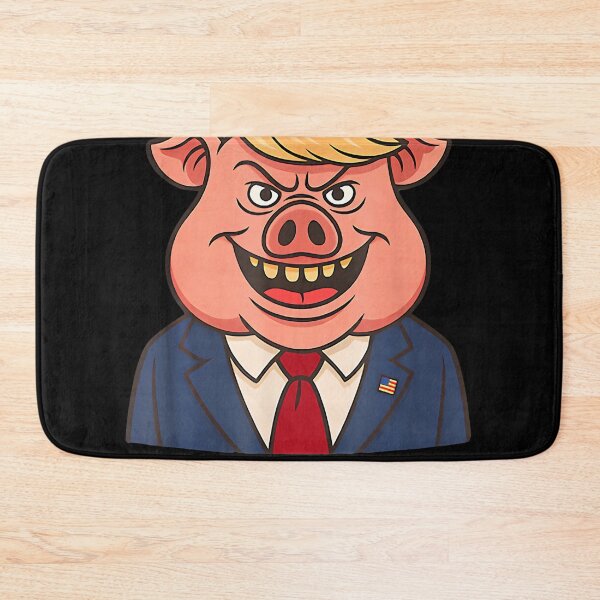 Item preview, Quiet Piggy Snarky Political Pig Joke Design designed and sold by AsiaStokes.