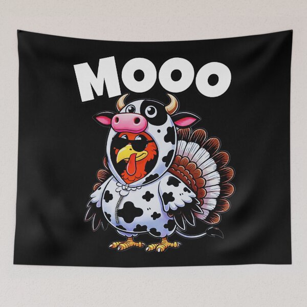 Item preview, Funny Thanksgiving Turkey Outfit As Cow Funny  designed and sold by JEFDodsonArt.