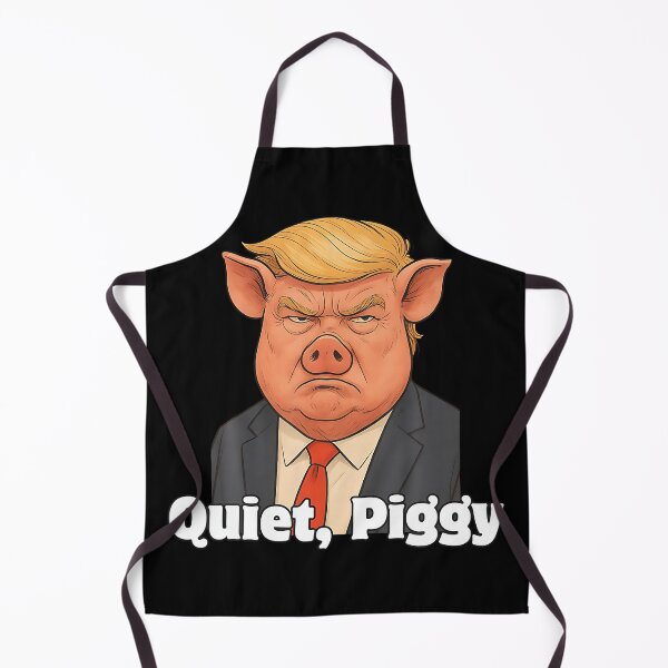 Item preview, Quiet Piggy Snarky Political Pig Joke Design Quiet Piggy designed and sold by AsiaStokes.
