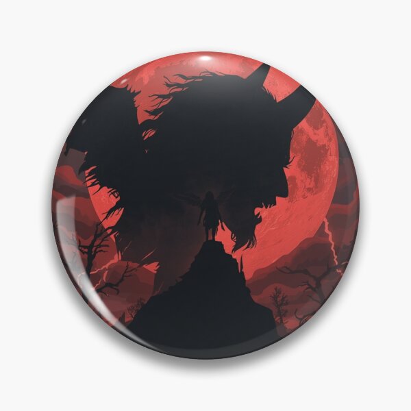 Item preview, Dark Fantasy Demon Silhouette Blood Moon Art designed and sold by kk shop.
