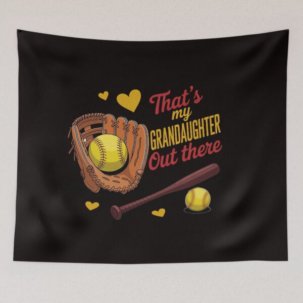 Item preview, That's My Granddaughter Out There Softball Grandma designed and sold by RatCurry.