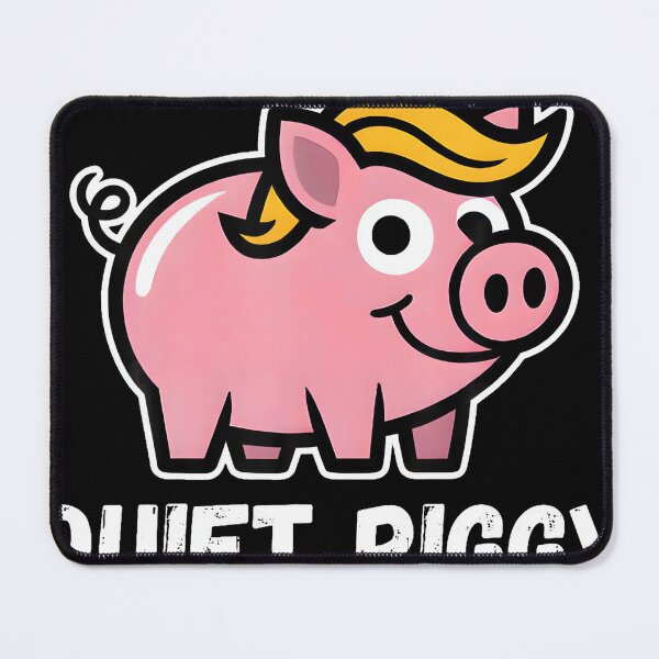 Item preview, Funny Sarcastic political Quiet Piggy Tee designed and sold by AsiaStokes.