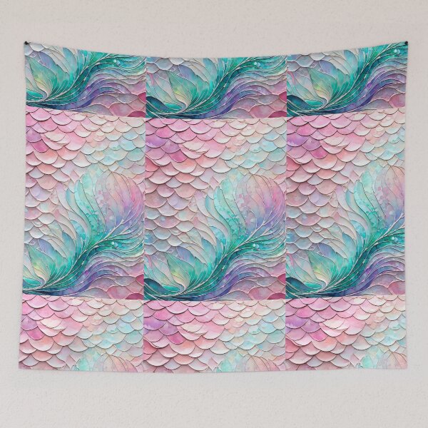 Item preview, LITTLE MERMAID #11 SHIMMERY PELT SKIN HIDE TAXIDERMY PRINT~Ocean Sea Marine Animal Lover~Party Decoration~Birthday Gift~Favor designed and sold by Spinning Plates 360.