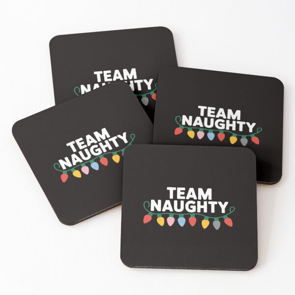Item preview, Team Naughty Nice Holiday Christmas Santa designed and sold by RatCurry.