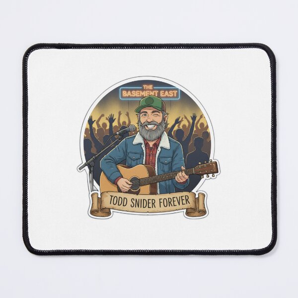 Item preview, Cartoon Guitarist Illustration – “Todd Snider Forever” Banner Art designed and sold by Raju2018.