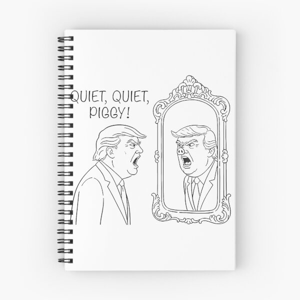 Item preview, Quiet Piggy Snarky Political Pig Joke Design designed and sold by AsiaStokes.