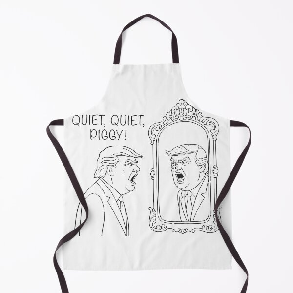 Item preview, Quiet Piggy Snarky Political Pig Joke Design designed and sold by AsiaStokes.