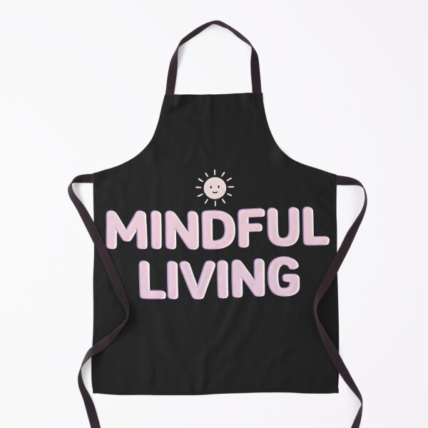 Item preview, “Mindful Living” Quote – Wellness Aesthetic, Soft Pastel Mindfulness Design designed and sold by PureBrain.