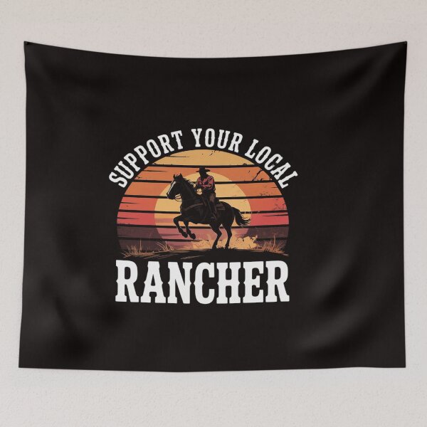 Item preview, Support Your Local Ranchers - Cattle Ranch designed and sold by RatCurry.