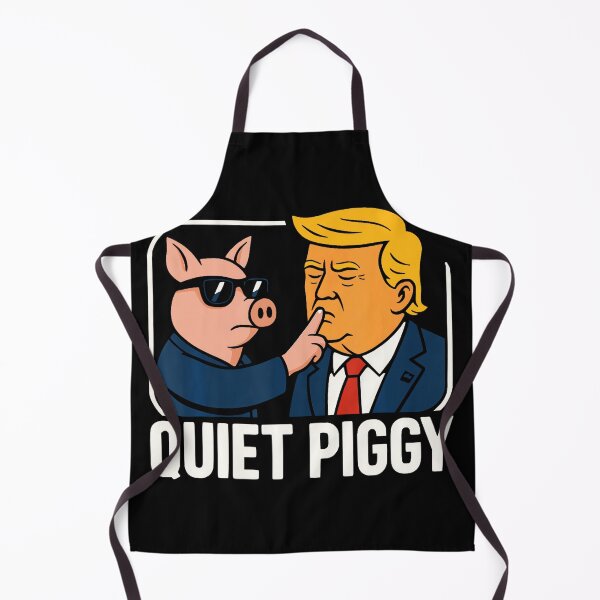 Item preview, Funny Sarcastic political Quiet Piggy Tee Quiet Piggy designed and sold by AsiaStokes.