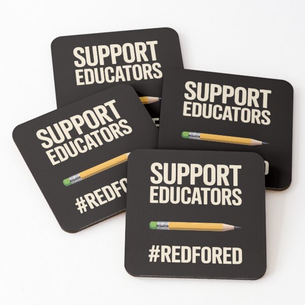 Item preview, Support Educators Red for Ed for Teachers Men Women Kids designed and sold by RatCurry.