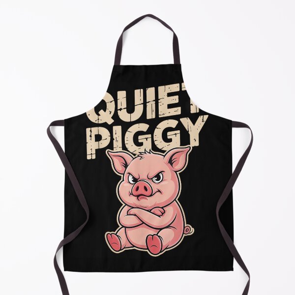 Item preview, Quiet Piggy Funny Saying Quote designed and sold by AsiaStokes.