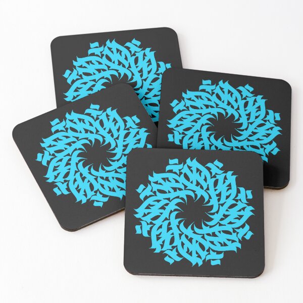 Item preview, Light blue calligraphic blossom designed and sold by artskill2k17.