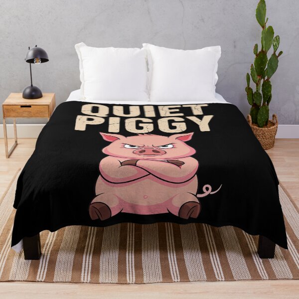 Item preview, Funny Quiet Piggy Shirt Quiet Piggy designed and sold by AsiaStokes.