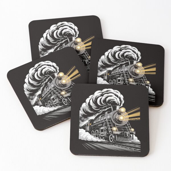 Item preview, Steam Engine Train Locomotive Conductor Men Boys Kid designed and sold by RatCurry.