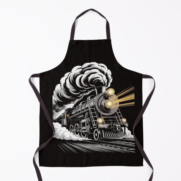 Item preview, Steam Engine Train Locomotive Conductor Men Boys Kid designed and sold by RatCurry.
