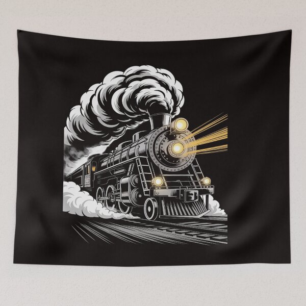 Item preview, Steam Engine Train Locomotive Conductor Men Boys Kid designed and sold by RatCurry.