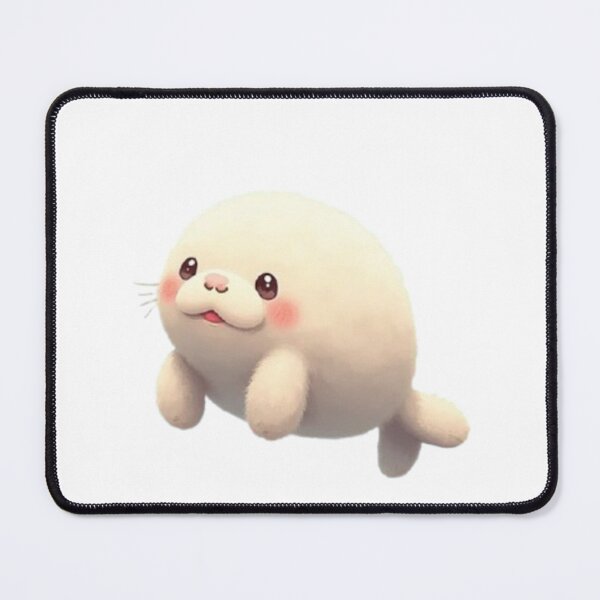 Item preview, Fluffy baby seal designed and sold by MeeNoiCollection.