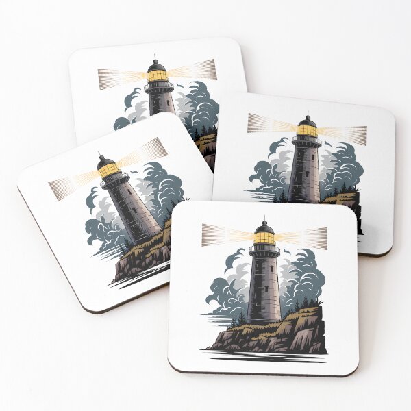 Item preview, Lighthouse - Guiding Light designed and sold by Funny Vintage Stickers And T-Shirts.