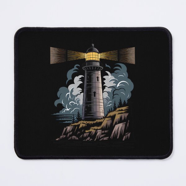 Item preview, Lighthouse - Guiding Light designed and sold by Funny Vintage Stickers And T-Shirts.