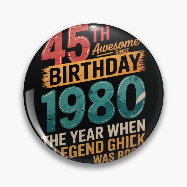 Item preview, 45 Year Old 1980 45th Birthday  designed and sold by THagBlue.