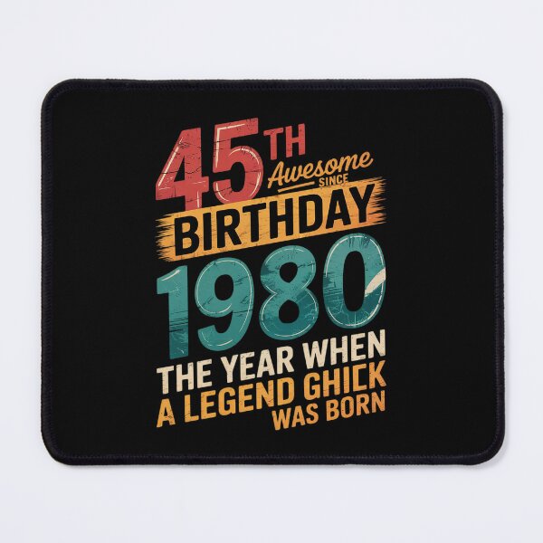 Item preview, 45 Year Old 1980 45th Birthday designed and sold by THagBlue.