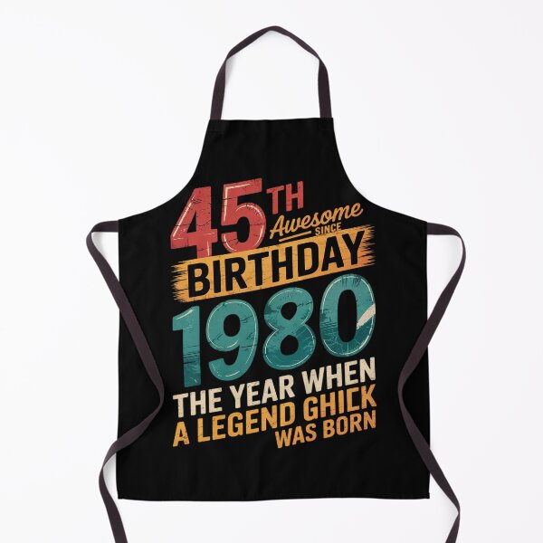 Item preview, 45 Year Old 1980 45th Birthday  designed and sold by THagBlue.