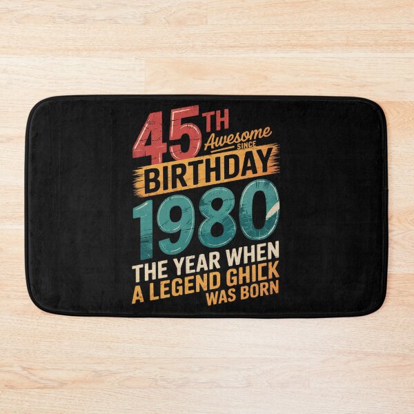 Item preview, 45 Year Old 1980 45th Birthday  designed and sold by THagBlue.